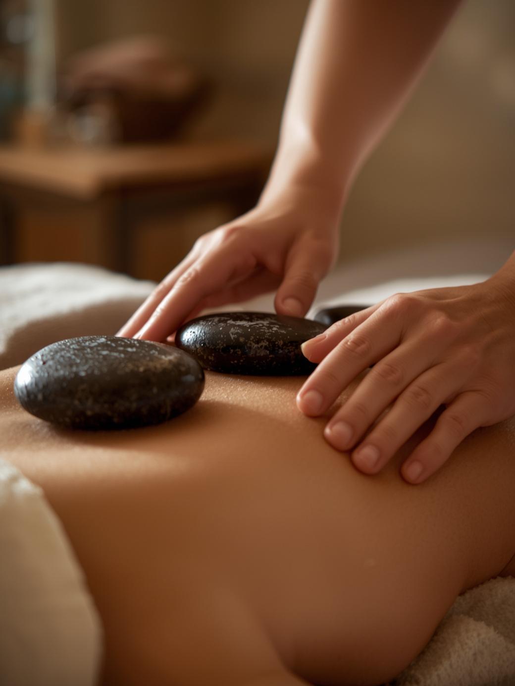 Hot stone masaža